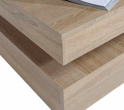 Couchtisch TURN Platte rundum drehbar Optik Sonoma Eiche von Forte