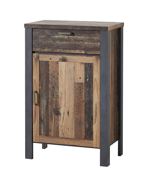 Schuhschrank CARDIFF - 69 cm Vintage Style Mix dark