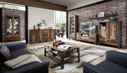 Kommode Highboard CARDIFF - Vintage Style Mix dark