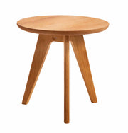 Beistelltisch Hocker CIRCO Eiche massiv Rund 45 cm von Hasena