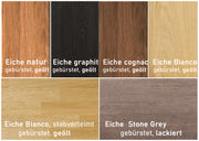 Beistelltisch Hocker CIRCO Eiche massiv Rund 45 cm von Hasena