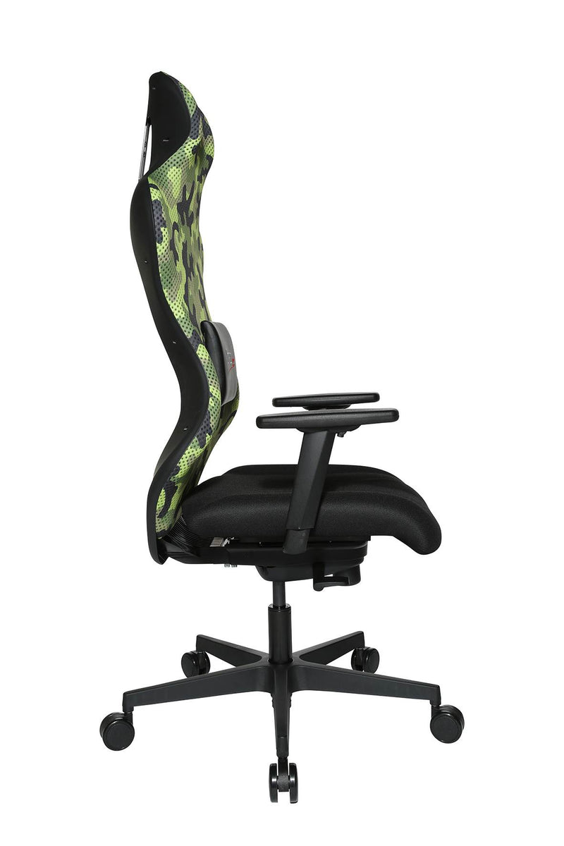 Bürostuhl Drehstuhl Sitness RS Sport Camouflage Grün von Top Star