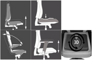 Gaming Chair Bürostuhl SPEED CHAIR 2 Kunstleder Schwarz Rot Top Star
