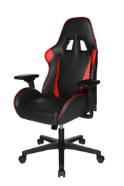 Gaming Chair Bürostuhl SPEED CHAIR 2 Kunstleder Schwarz Rot Top Star