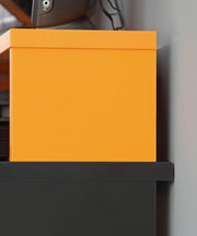 Gaming Tisch TEZAUR 2B Computertisch Black Orange mit Beleuchtung