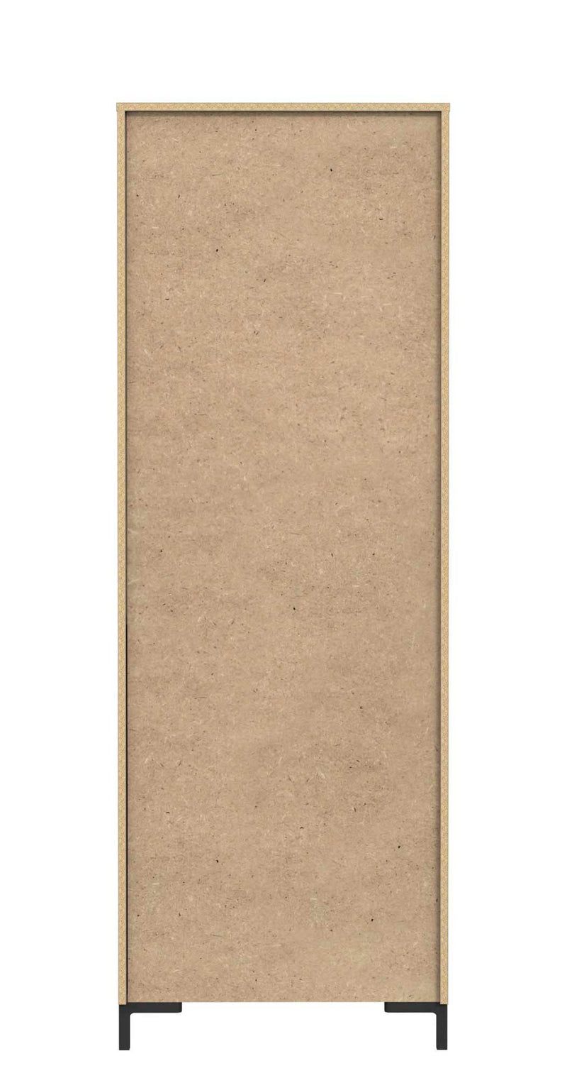 Regal GALACTIQUE 1 Tür Optik Beton grau / Sonoma Eiche von Forte