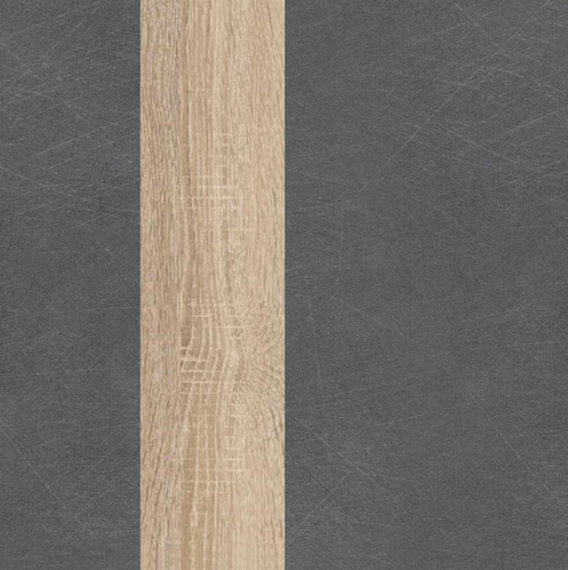 Regal GALACTIQUE 1 Tür Optik Beton grau / Sonoma Eiche von Forte