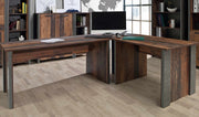 Schreibtisch Bürotisch CLIF 153 cm Optik Old Wood Vintage Forte