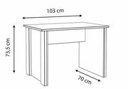 Eckschreibtisch Arbeitstisch CLIF - Old Wood Vintage und Beton Optik