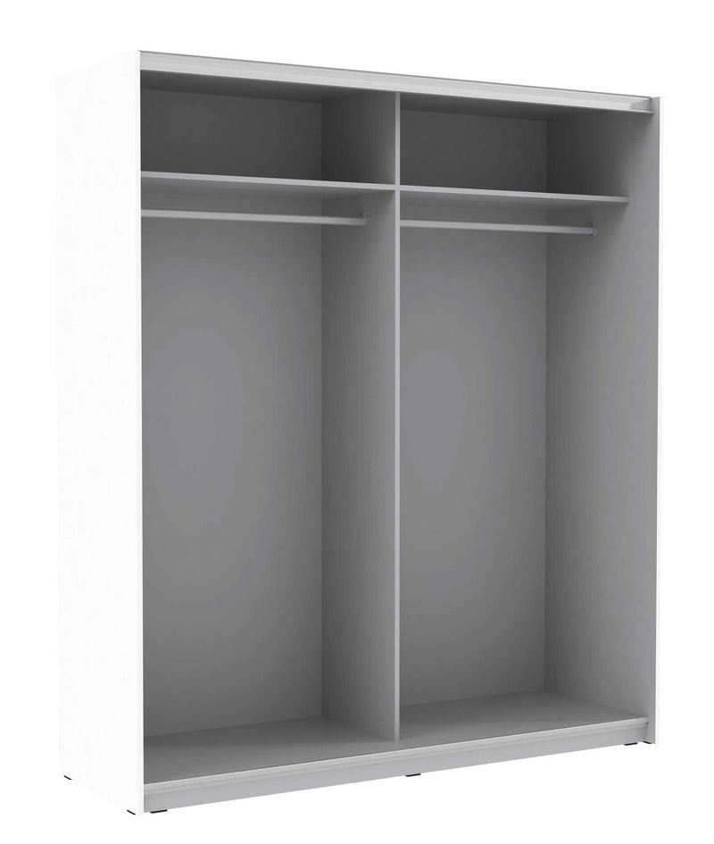 Kleiderschrank Schwebetürenschrank WINNER Optik Weiß von Forte