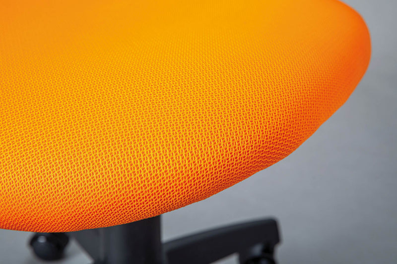 Jugenddrehstuhl Drehstuhl JESSI Mesh Orange / Grün