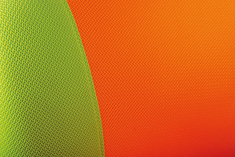 Jugenddrehstuhl Drehstuhl JESSI Mesh Orange / Grün