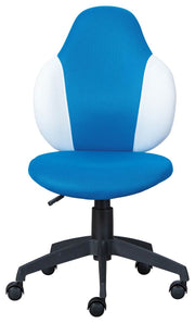 Drehstuhl Jugenddrehstuhl JESSI Mesh Blau / Weiß