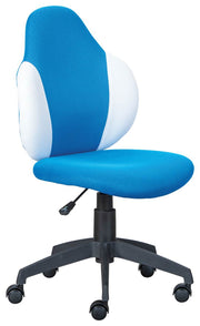 Drehstuhl Jugenddrehstuhl JESSI Mesh Blau / Weiß