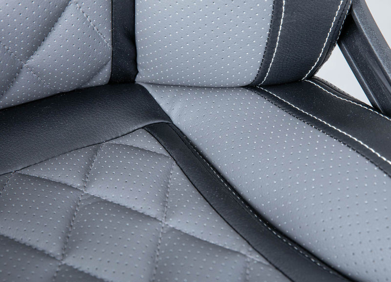 Bürodrehstuhl Drehstuhl ANDO Kunstleder Schwarz mit Armlehne