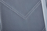 Drehstuhl Bürodrehstuhl MYHOMI Kunstleder Schwarz / Grau mit Armlehne