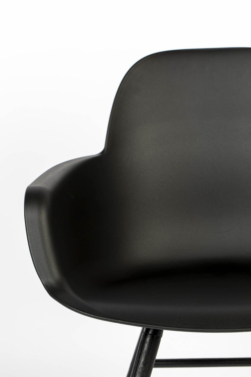 Esszimmerstuhl ALBERT KUIP ALL BLACK - Design Armlehnstuhl von ZUIVER