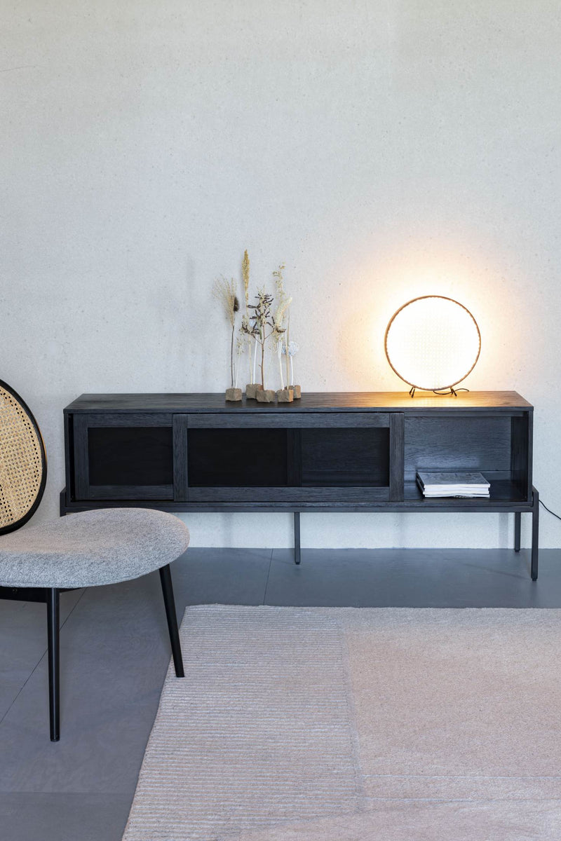 Sideboard HARDY BLACK EICHE von ZUIVER