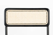 Stuhl Stapelstuhl JORT BLACK-NATURAL von ZUIVER