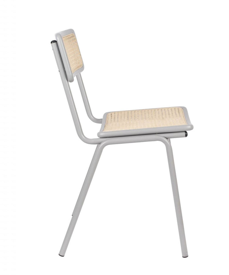 Stuhl Stapelstuhl JORT GREY-NATURAL von ZUIVER