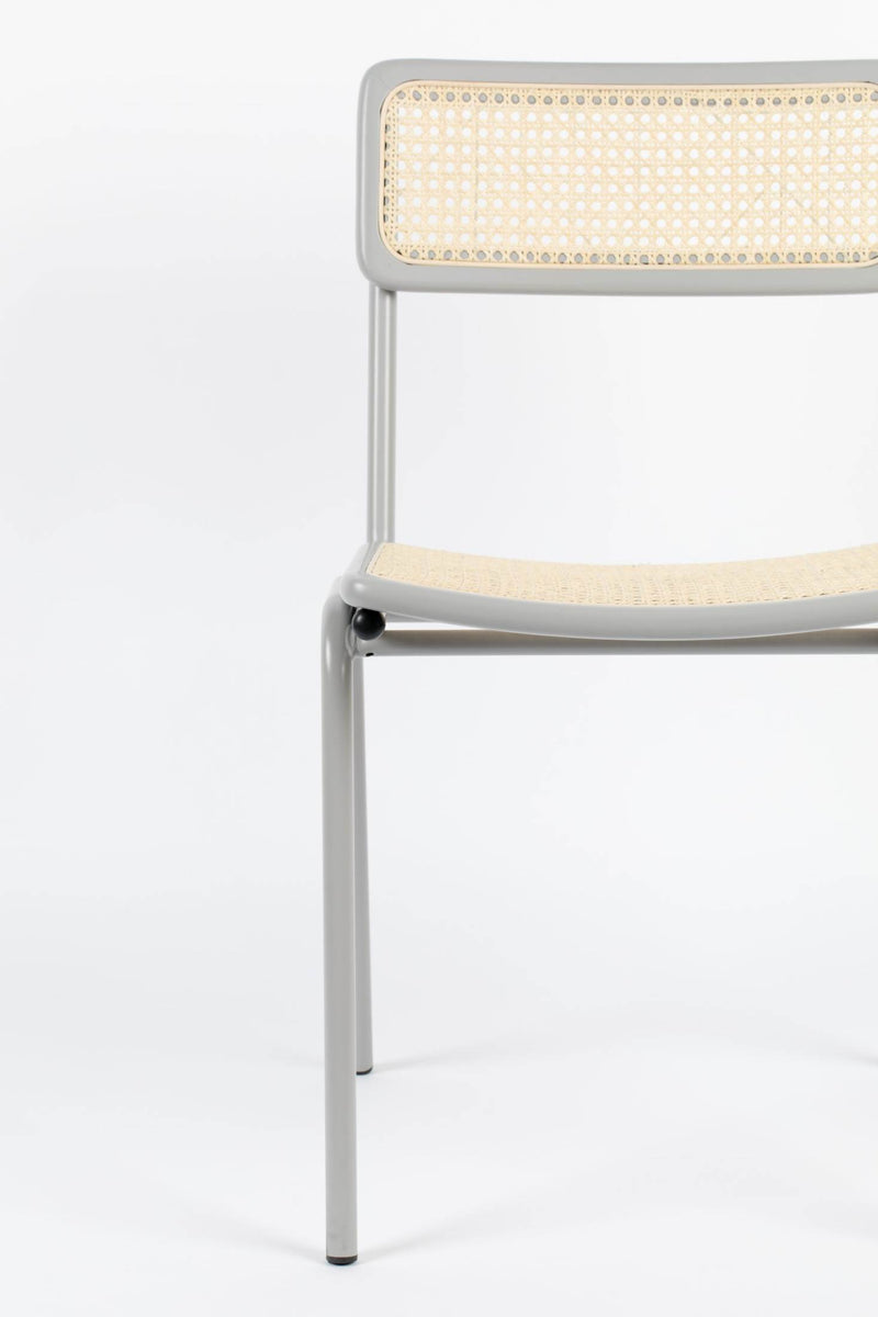 Stuhl Stapelstuhl JORT GREY-NATURAL von ZUIVER