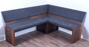 Eckbank Eckbankgruppe Essgruppe MILANO 185 x 150 cm Old Wood Vintage