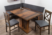 Eckbank Eckbankgruppe Essgruppe MILANO 185 x 150 cm Old Wood Vintage