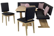Eckbank Eckbankgruppe Essgruppe VERONA 150 x 181 cm Artisan Eiche