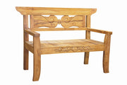 Gartenbank PADAR 135 cm Teak 2-sitzig