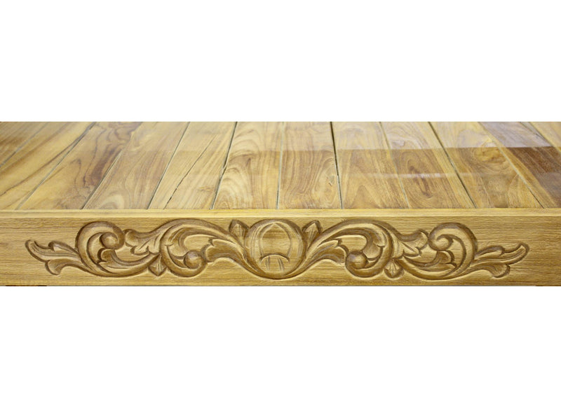 Gartenbank PADAR 135 cm Teak 2-sitzig