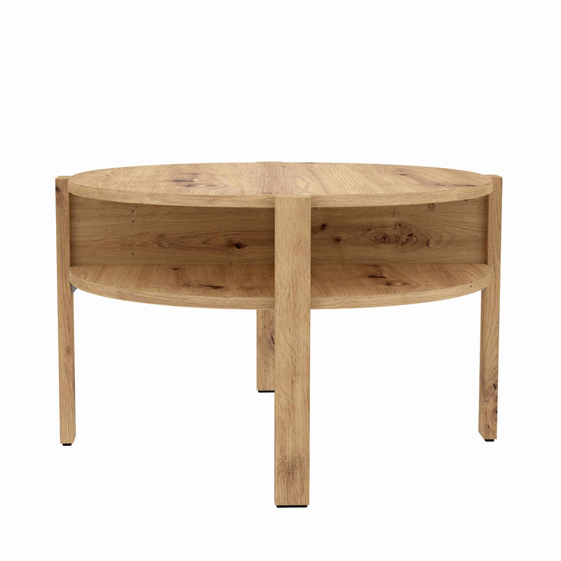 Couchtisch TOBAGO rund Ø 75 cm Optik Artisan Eiche von Forte