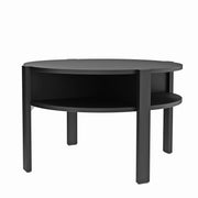 Couchtisch TOBAGO rund Ø 75 cm Schwarz matt von Forte