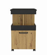 Servierwagen HOME BAR 203 Optik Artisan Eiche Schwarzeiche von Forte