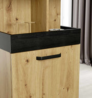 Servierwagen HOME BAR 203 Optik Artisan Eiche Schwarzeiche von Forte
