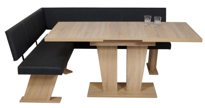 Eckbankgruppe Eckbank Essgruppe VERONA 150 x 181 cm Sonoma Eiche