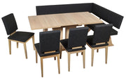 Esstisch VERONA Sonoma Säulentisch 120 x 80 cm ausziehbar auf 160 cm