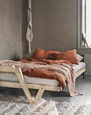 Sofabett Schlafsofa GRAB Gestell Kiefer mit klappbarer Rückenlehne