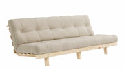 Klappcouch LEAN Funktionssofa Sofa Kiefer massiv unbehandelt von Karup