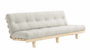 Klappcouch LEAN Funktionssofa Sofa Kiefer massiv unbehandelt von Karup