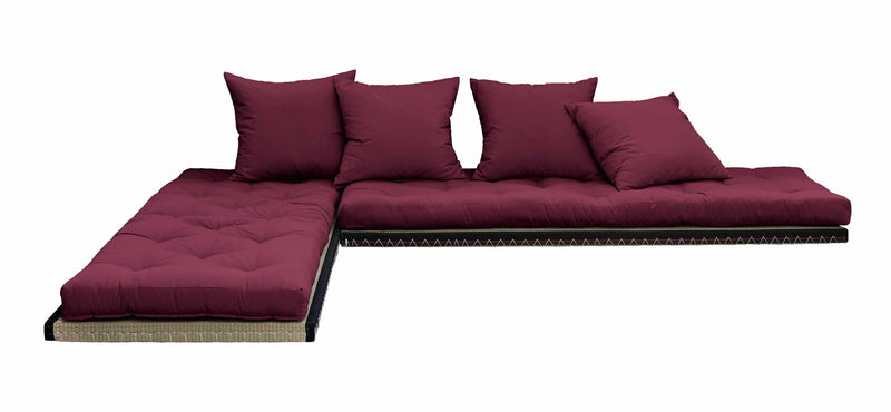 variables 3 in 1 Design Sofa CHICO mit Tatami-Matten und Polster Karup