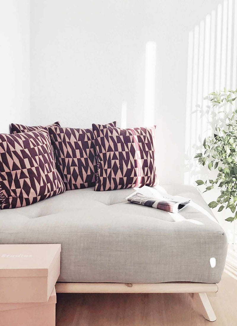 Hocker SENZA Polsterhocker passend zum Sofa SENZA DAYBED Kiefer natur