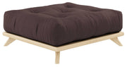 Hocker SENZA Polsterhocker passend zum Sofa SENZA DAYBED Kiefer natur