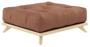Hocker SENZA Polsterhocker passend zum Sofa SENZA DAYBED Kiefer natur