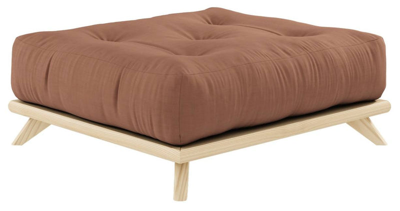 Hocker SENZA Polsterhocker passend zum Sofa SENZA DAYBED Kiefer natur