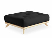 Hocker SENZA Polsterhocker passend zum Sofa SENZA DAYBED Kiefer natur