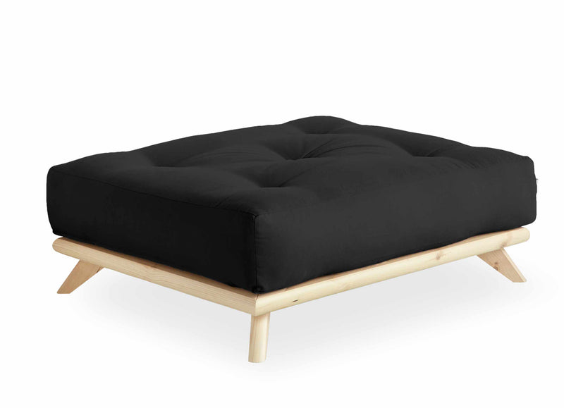 Hocker SENZA Polsterhocker passend zum Sofa SENZA DAYBED Kiefer natur