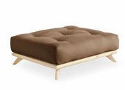 Hocker SENZA Polsterhocker passend zum Sofa SENZA DAYBED Kiefer natur