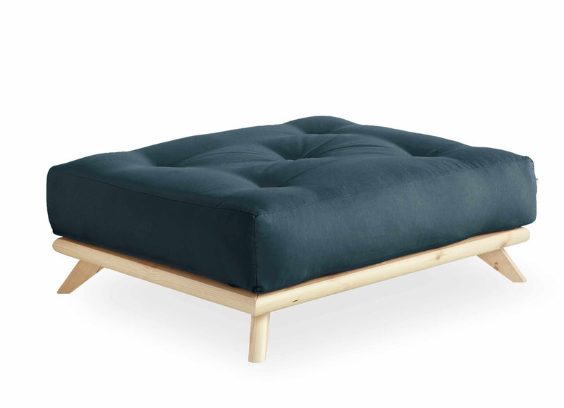 Hocker SENZA Polsterhocker passend zum Sofa SENZA DAYBED Kiefer natur