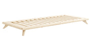 Einzelbett Bett SENZA 90 x 200 cm Rahmen Gestell Kiefer natur Karup