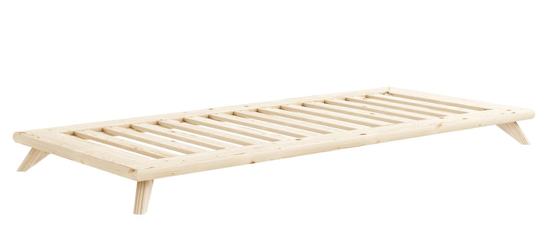 Einzelbett Bett SENZA 90 x 200 cm Rahmen Gestell Kiefer natur Karup